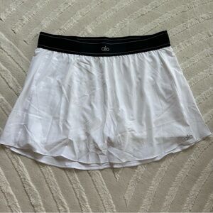 ALO Yoga White Mini Skirt
